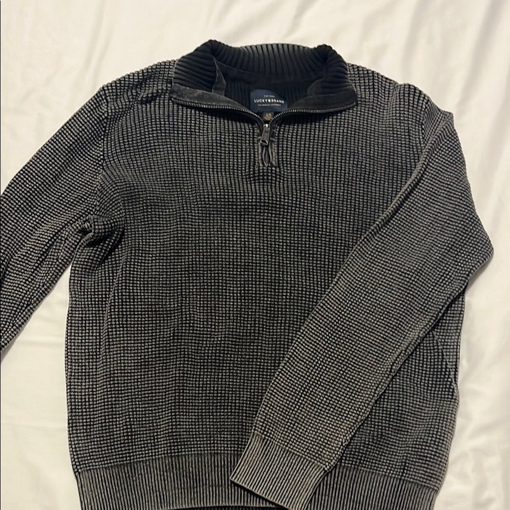 Lucky Brand Men's Black Sweater